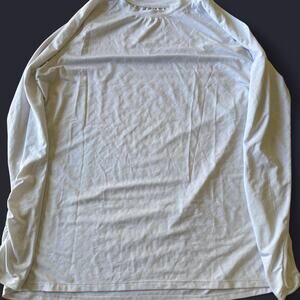 White long sleeve crew neck